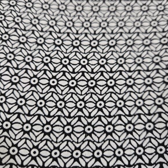 Ann Taylor LOFT Women XL Geometric Long Sleeve V Neck Tunic Blouse - Picture 5 of 12